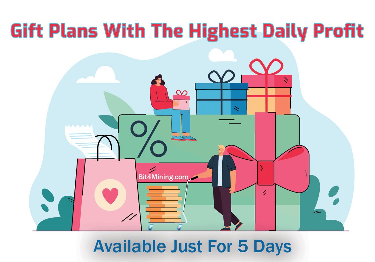 we want to offer the usual plans with a 0.5% higher profit for all deposits in the next 5 days.

Plan 1: Daily 1.5% for 200 days (Deposit $5 to $500) 
Plan 2: Daily 2.5% for 180 days (Deposit $500 to $5000) 
Plan 3: Daily 3.5% for 160 days (Deposit $5000 and ...)