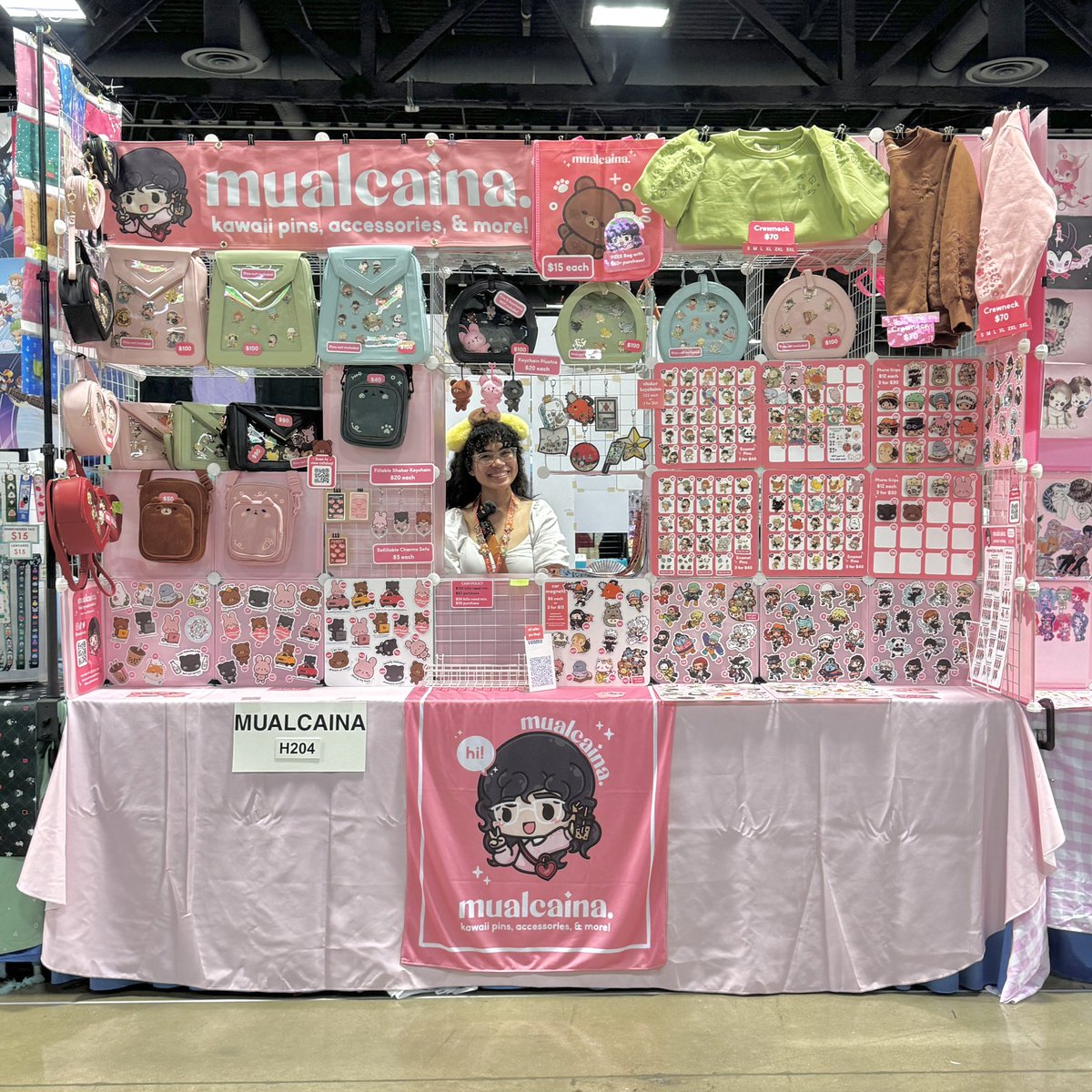 Thank you to everyone who stopped by @otakonpics this weekend!! 🥹 Y’all gave us so much love, I appreciate all the support and kindness with our first time in DC and on the east coast 🫶🏼

📆 Next event is @626nightmarket Arcadia 8/23-8/25 &amp; @sacanimeofficial Summer 8/30-9/1