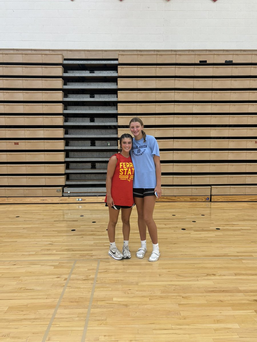 Aubrey Hiller (@aubrey_hiller) on Twitter photo Thank you <a href="/CoachKurt/">Kurt Westendorp</a>, <a href="/ScottCarlson_/">Scott Carlson</a> & @CoachK_Ferris for the invite to <a href="/FerrisWBBall/">Ferris W Basketball</a> elite camp today! It was fun getting to play with the girls & experiencing the Bulldog culture. ❤️💛
<a href="/Mal_Woiteshek/">Mallory Woiteshek</a>
<a href="/TheHouse2027GBB/">TheHouse2027</a> Thank you <a href="/CoachKurt/">Kurt Westendorp</a>, <a href="/ScottCarlson_/">Scott Carlson</a> & @CoachK_Ferris for the invite to <a href="/FerrisWBBall/">Ferris W Basketball</a> elite camp today! It was fun getting to play with the girls & experiencing the Bulldog culture. ❤️💛
<a href="/Mal_Woiteshek/">Mallory Woiteshek</a>
<a href="/TheHouse2027GBB/">TheHouse2027</a>