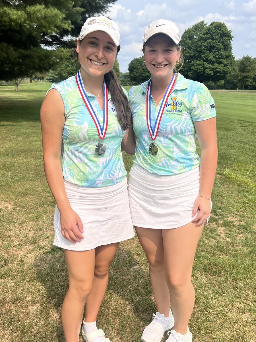 Today we played in the Lady Pirate Invitational at Zoar Golf course. Both Macey and Maria received medalist honors for their 81 and 84. Jamie, Ellie and Maddie played in this round as well!