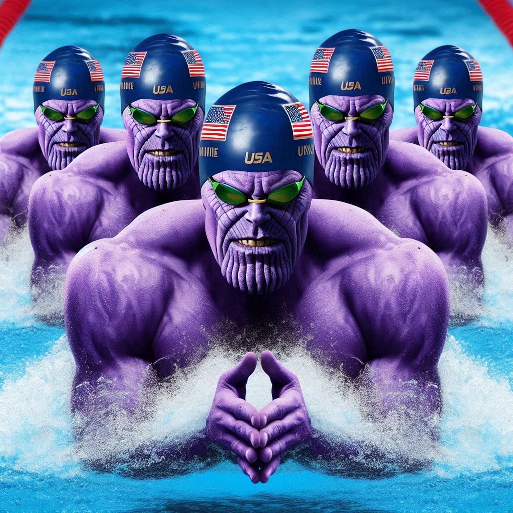 ashowski's tweet photo. @FangYidan4158 swimming  Thanos https://t.co/YU97gZkzJL