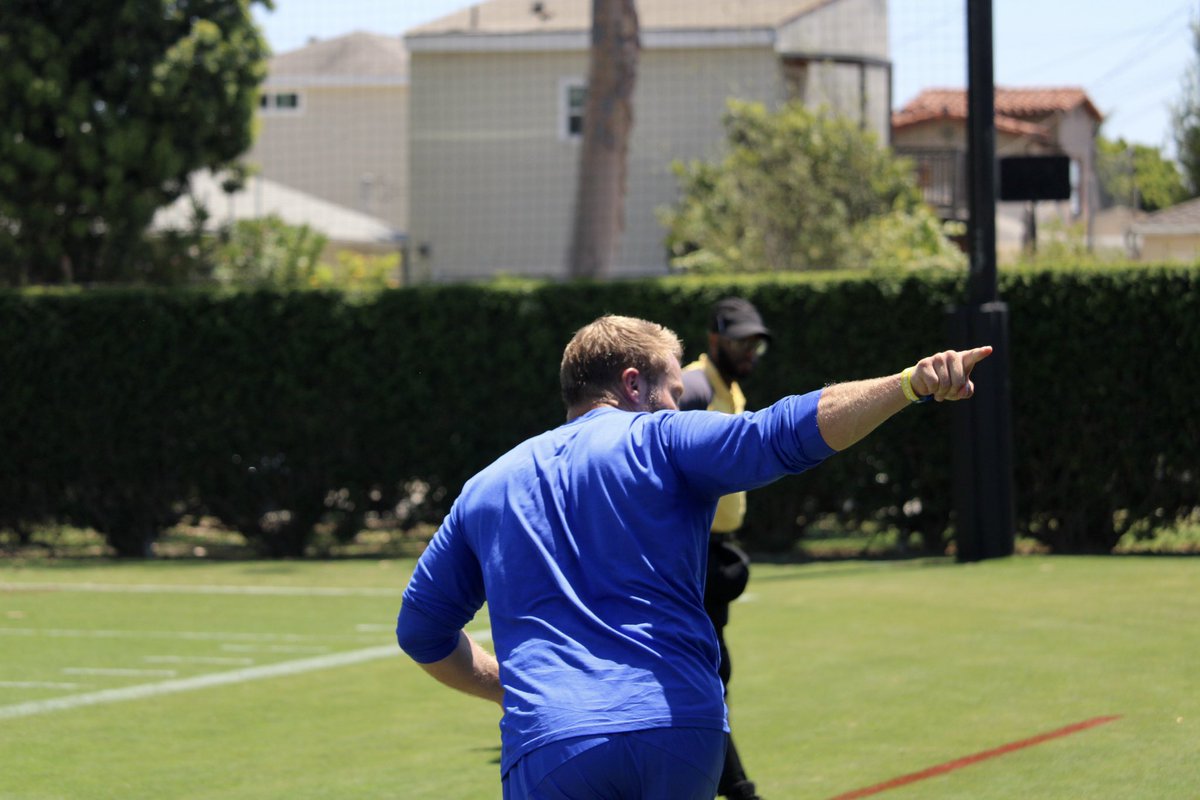 roblespan's tweet image. #RamsCamp2024 Aug. 3rd #SeanMcVay @kdemoff @LARamsCheer