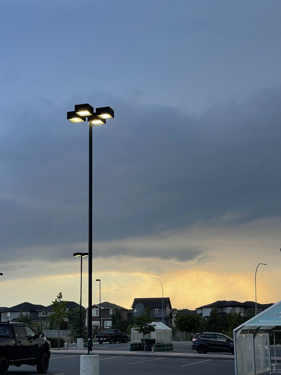 Storm just north of Okotoks
