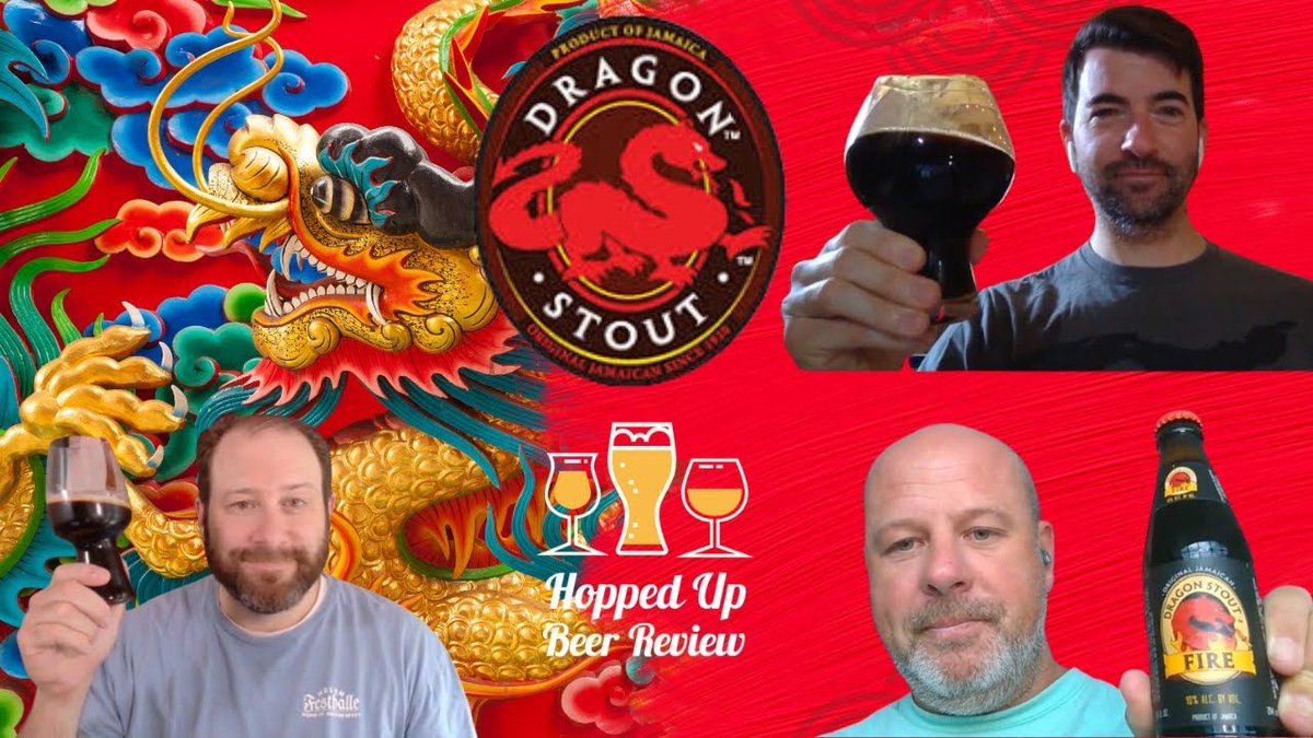 🐉 This #MacroMonday, we're diving deep with Dragon Stout by Desnoes &amp; Geddes, roaring in at 7.5% ABV. Does this Jamaican stout breathe fire or just smoke? Find out in our latest review! buff.ly/4dgDvQP  #HoppedUpBeerReview #DragonStout