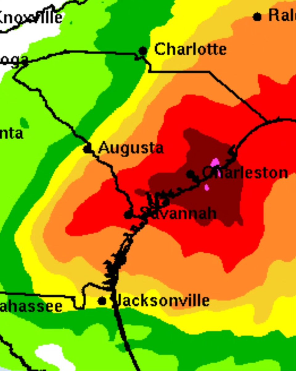 kalarson's tweet image. Well, today's been interesting and it really hasn't even started yet. For all those in low area, rivers, creeks, and branches, stay safe! 
#tropicalstorm
#debbie
#hurricane 
#effinghamCounty