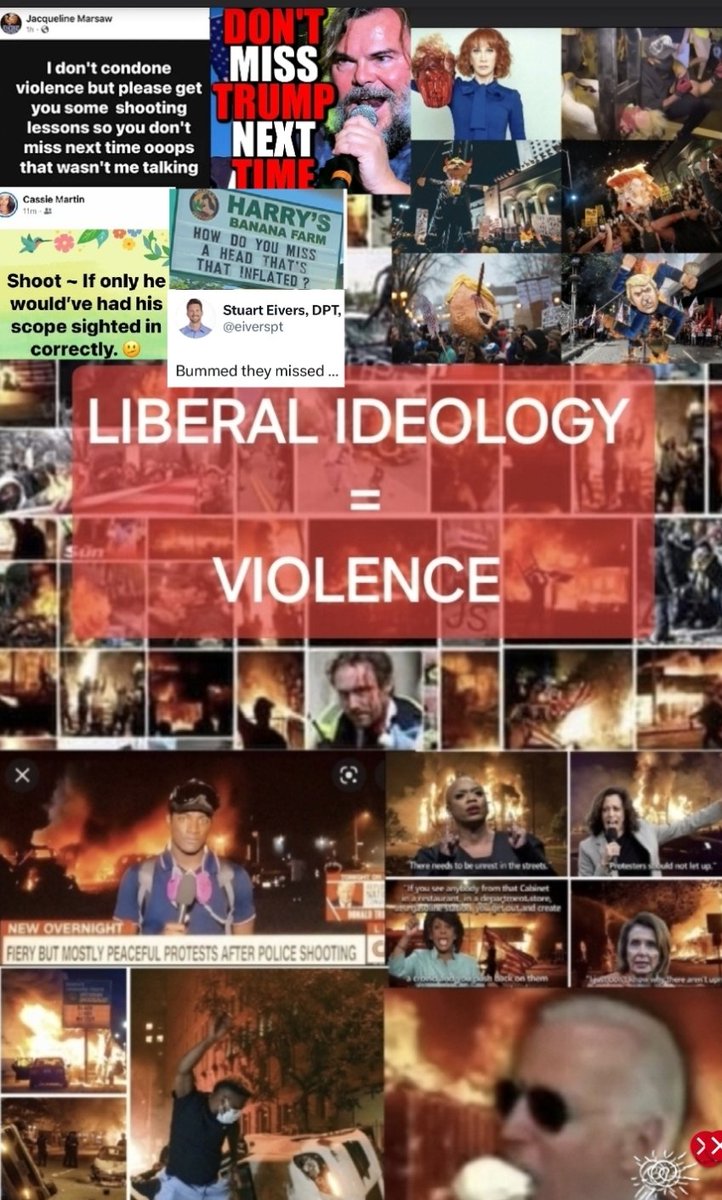 The party of "love and acceptance"... 2024 left is NOW the party of HATE, DIVISION, LYING, DEATH THREATS, LOOTING, RIOTING, CRIMINAL/ ILLEGAL 👽  PANDERING, and BURNING SMALL BUSINESSES.