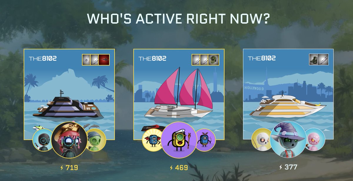 I've just joined mission "Who's active right now?" on <a href="/the8102game/">The 8102</a>! play.the8102.com 

<a href="/weallsurvived/">we all survived death</a> and <a href="/NanozUniverse/">Nanoz Universe | MINTING NOW</a> ready to sail ⛵️