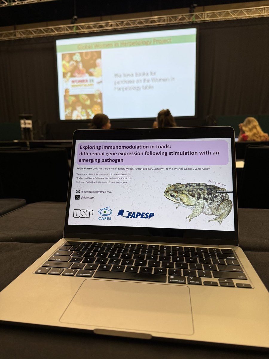 If you’re in Borneo for WCH10, stop by Great Hall C at 3:15pm for a half-an-hour speech on toad immunity, as I will be presenting my two talks back to back in a row! 🐸🧬🇲🇾