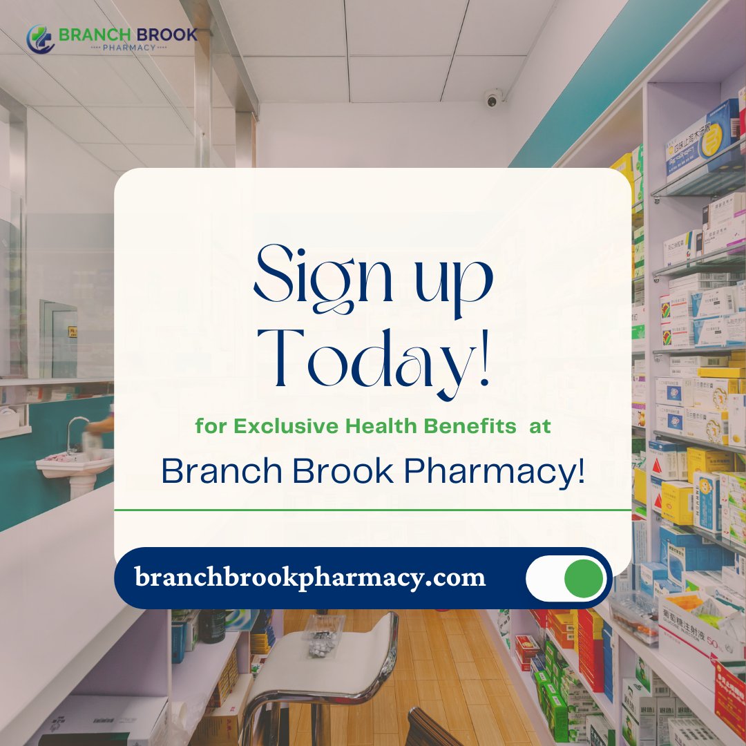 Sign up Today for Exclusive Health Benefits at Branch Brook Pharmacy

Unlock exclusive health benefits and personalized services by signing up for a Branch Brook Pharmacy account today!

👉Sign in: branchbrookpharmacy.com/customer/accou…

#BranchBrookPharmacy