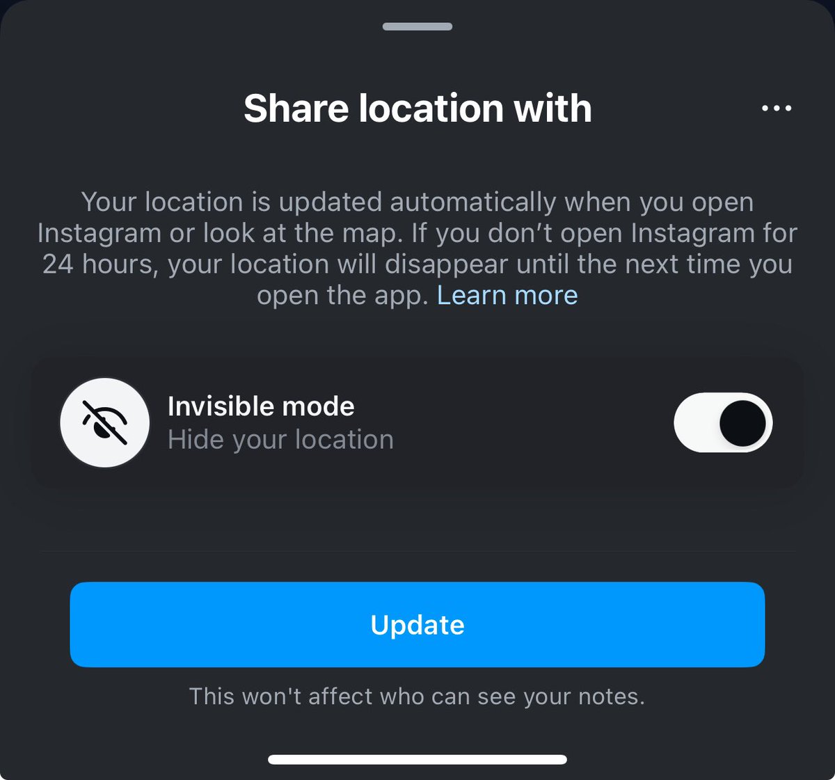 Omggggg ไอจี สาระแนมากกกก นางแชร์โลเคชั่นเราเองงงง โดยที่เราไม่ได้กดแขร์ตั้งแต่แรก

ใครไม่อยากแชร์ กด Invisible Mode ด่วน