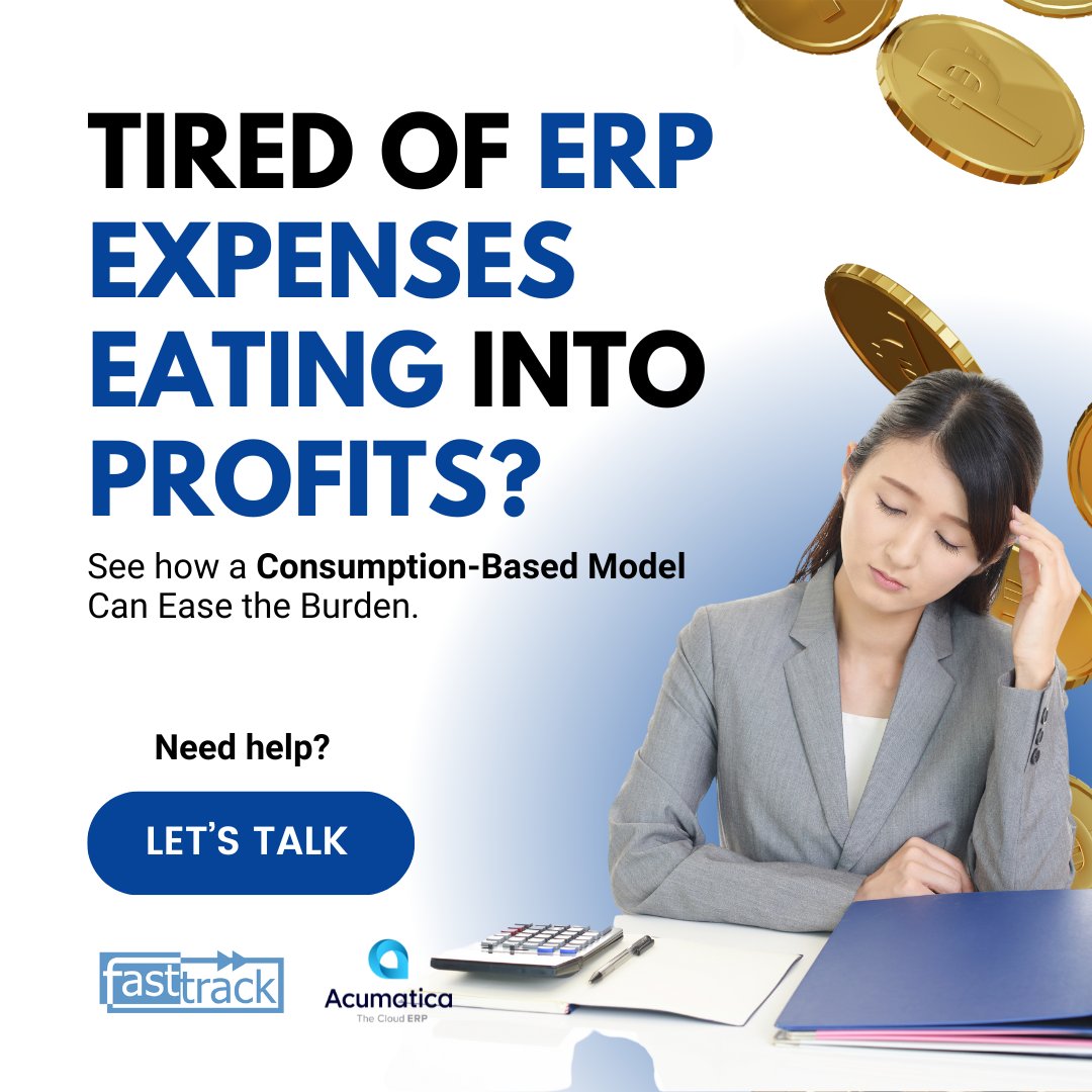 Fasttrack_PH's tweet image. Acumatica ERP boosts efficiency and cuts costs. Ready to start saving? 

Let Fasttrack make your cloud migration seamless. 

Contact us today!

#CloudMigration #FasttrackSolutions #TechTransition #CloudComputing #BusinessEfficiency #ERPImplementation #SeamlessMigration #CloudERP