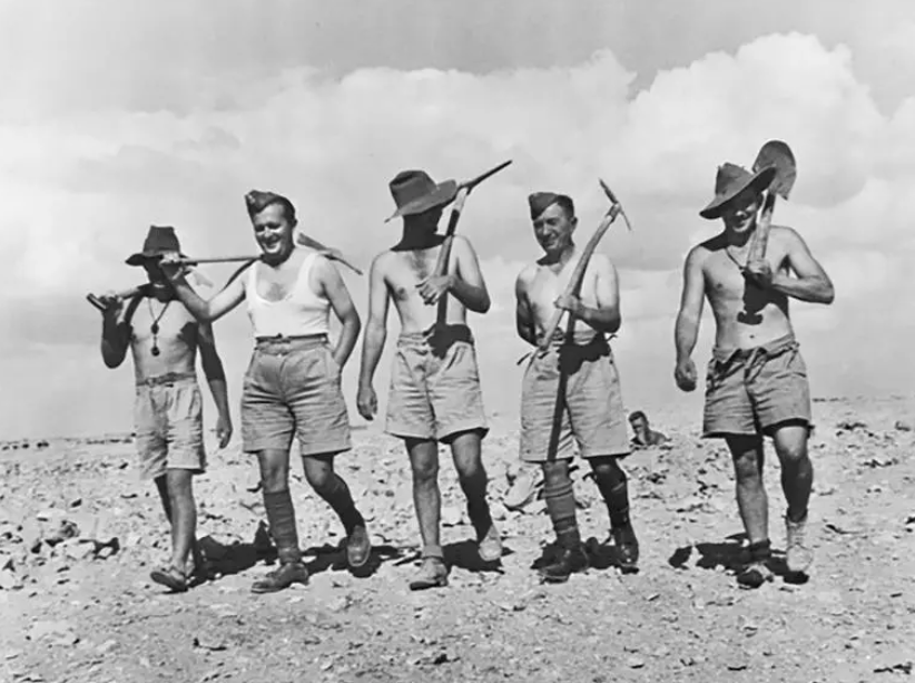 DangerBunker's tweet photo. 'I would like  to begin by acknowledging the brave and selfless soldiers of the  land on which we meet today, the (people) of the (nation), and pay my  respects to their families past and present, as well as to emerging  descendants'. #TheRatsofTobruk https://t.co/nGOLBJ0ILq