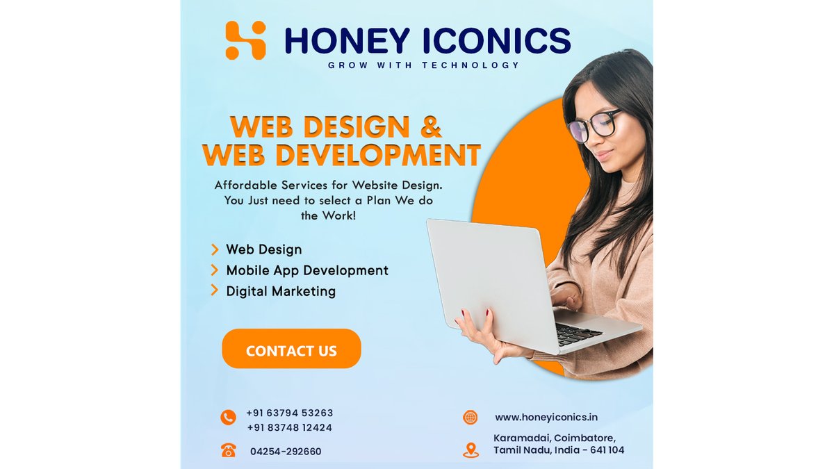 arul031981's tweet photo. 🌐 Elevate Your Online Presence with Honeyiconics! 🌐

Searching for the best web design company in Coimbatore? Honeyiconics is your go-to partner for exceptional web design and development services that set your business apart.

#WebDesign #WebDevelopment #Honeyiconics https://t.co/obSHCCVW9c