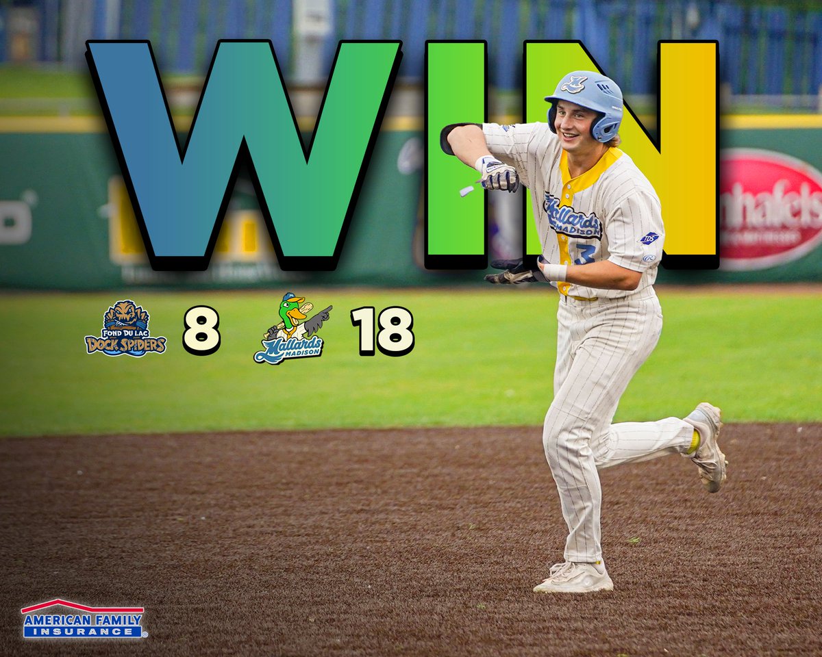 MadisonMallards's tweet image. I don't know about you, but i'm feeling 2️⃣2️⃣ wins in the second half #OneMoreWin ✌️