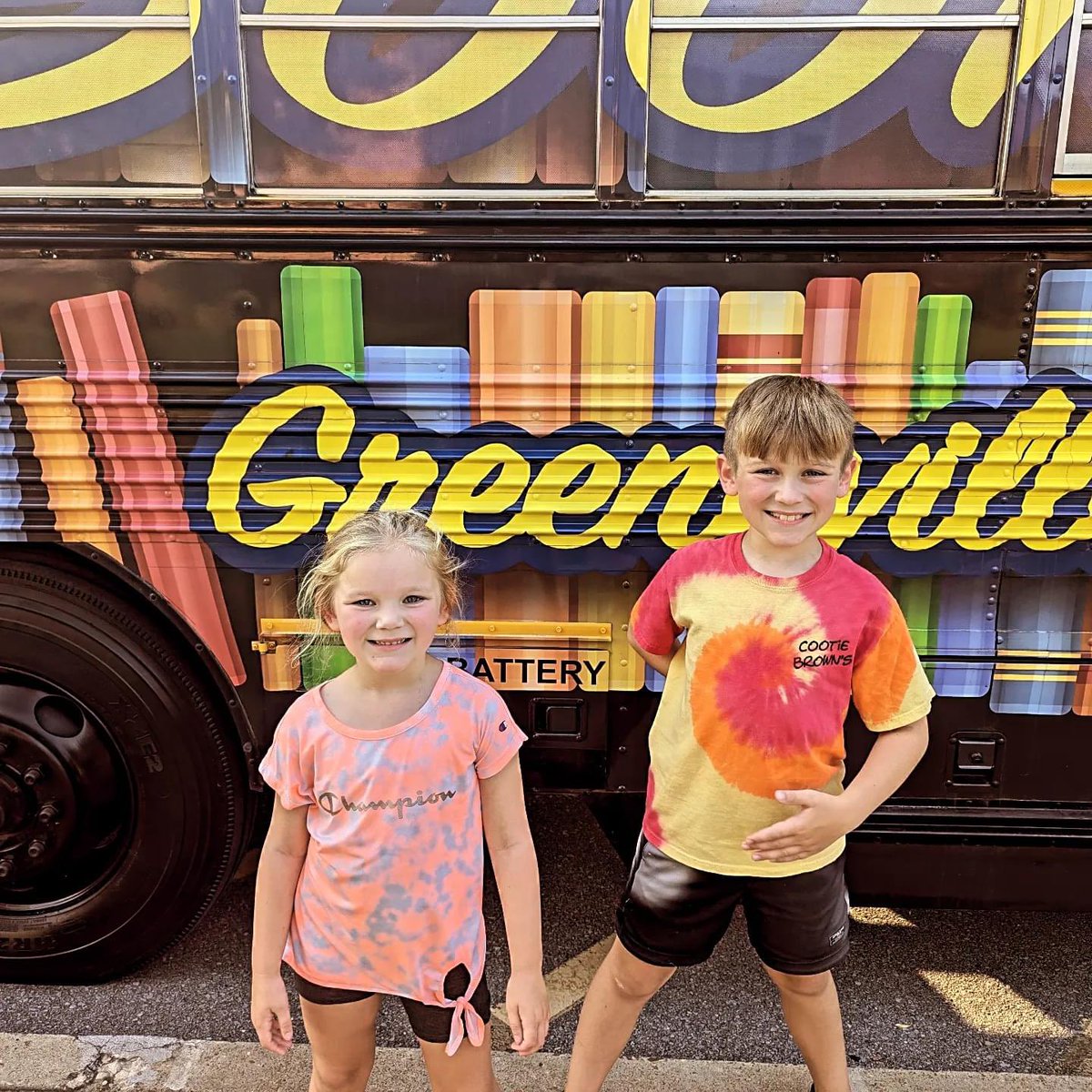 We had THE BEST helpers on the GCS Book Bus tonight at GMS Open House! We'll be traveling to other schools' open houses very soon! 📚