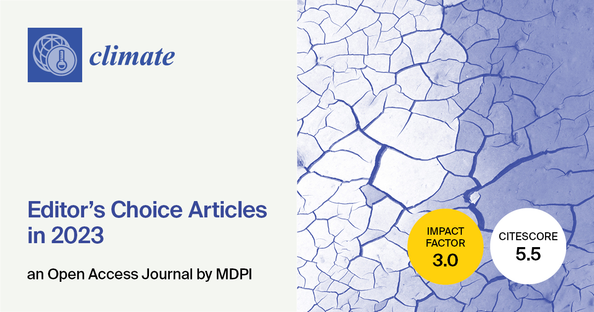 📢 #EditorsChoice 
💡Editor's Choice Articles in 2023:
You are welcome to read the updated Editor's Choice Articles from 2023, which are considered particularly interesting.
🔗mdpi.com/journal/climat…