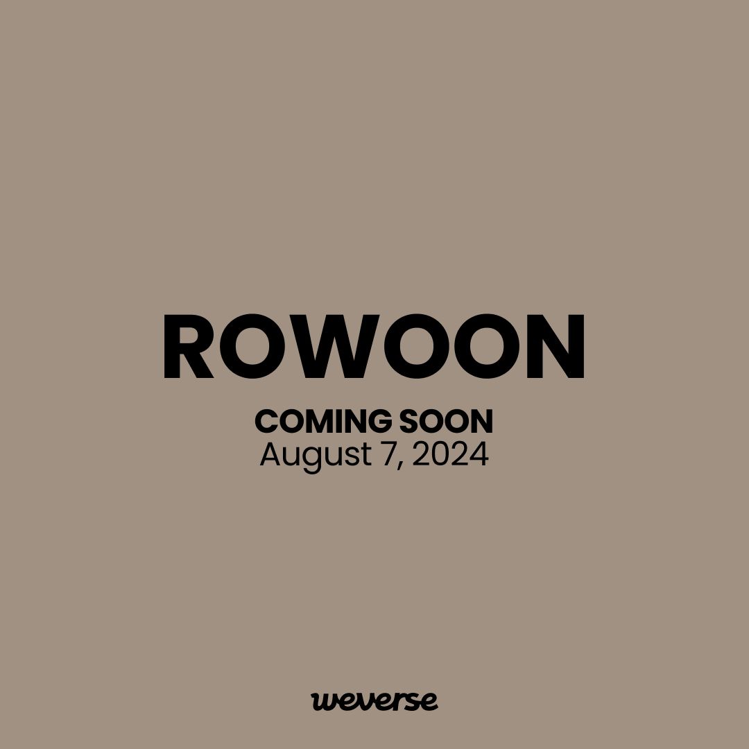 📢Coming Soon

8월 7일(수) 12PM (KST), 
로운 위버스 커뮤니티 오픈!

#ROWOON #로운
#weverse