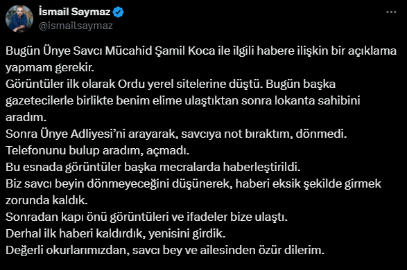 azizsari34's tweet photo. Yalan olduğu ispat edilen "Savcı yemek yiyemediği lokanta sahiplerini gözaltına aldırdı" haberini İsmail Saymaz'ın Halk TV ekranlarında kurguladığı ortaya çıktı
.
Ardından İsmail SAYMAZ Kendi sosyal medya hesabından Özür mesajı yayınladı

Ev Zencisi #ismailsaymaztutuklansın https://t.co/TGryHXKMip