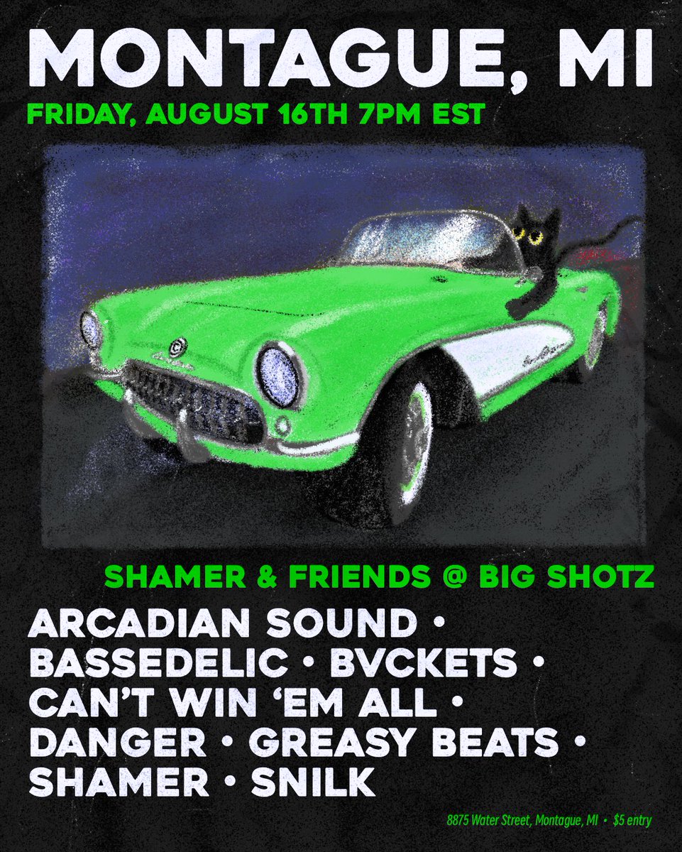 Shouts out to <a href="/Shamerrrrr/">Dillinger</a> for putting this show together. Come see us next Friday, August 16th!