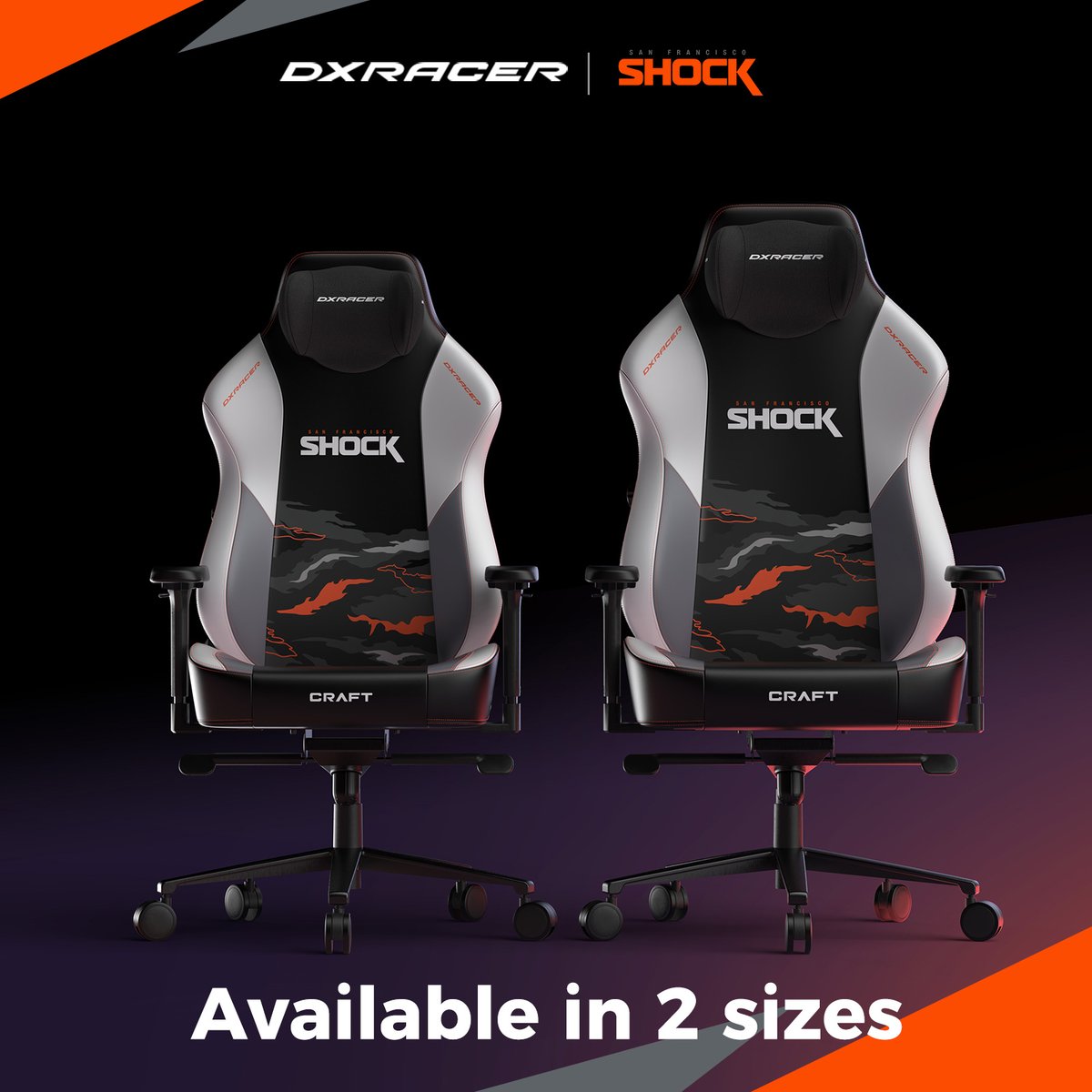 💺Diseño sencillo, combinación perfecta de blanco y negro.¡Apoya al equipo de San Francisco Shock y usa sus mismas sillas para una mejor experiencia de juego!
Explora más productos de DXRracer：dxracer.com.es/collections/ga…