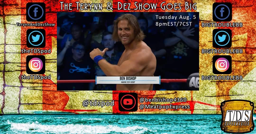 Shout out to our plush-tastic friend, <a href="/bigtroubleBB/">Big Trouble Ben Bishop</a>, who will be featured on on our favorite podcasts, <a href="/thetdspod/">The Terynn And Dez Show</a> tomorrow on Facebook and YouTube! We can't wait to watch!