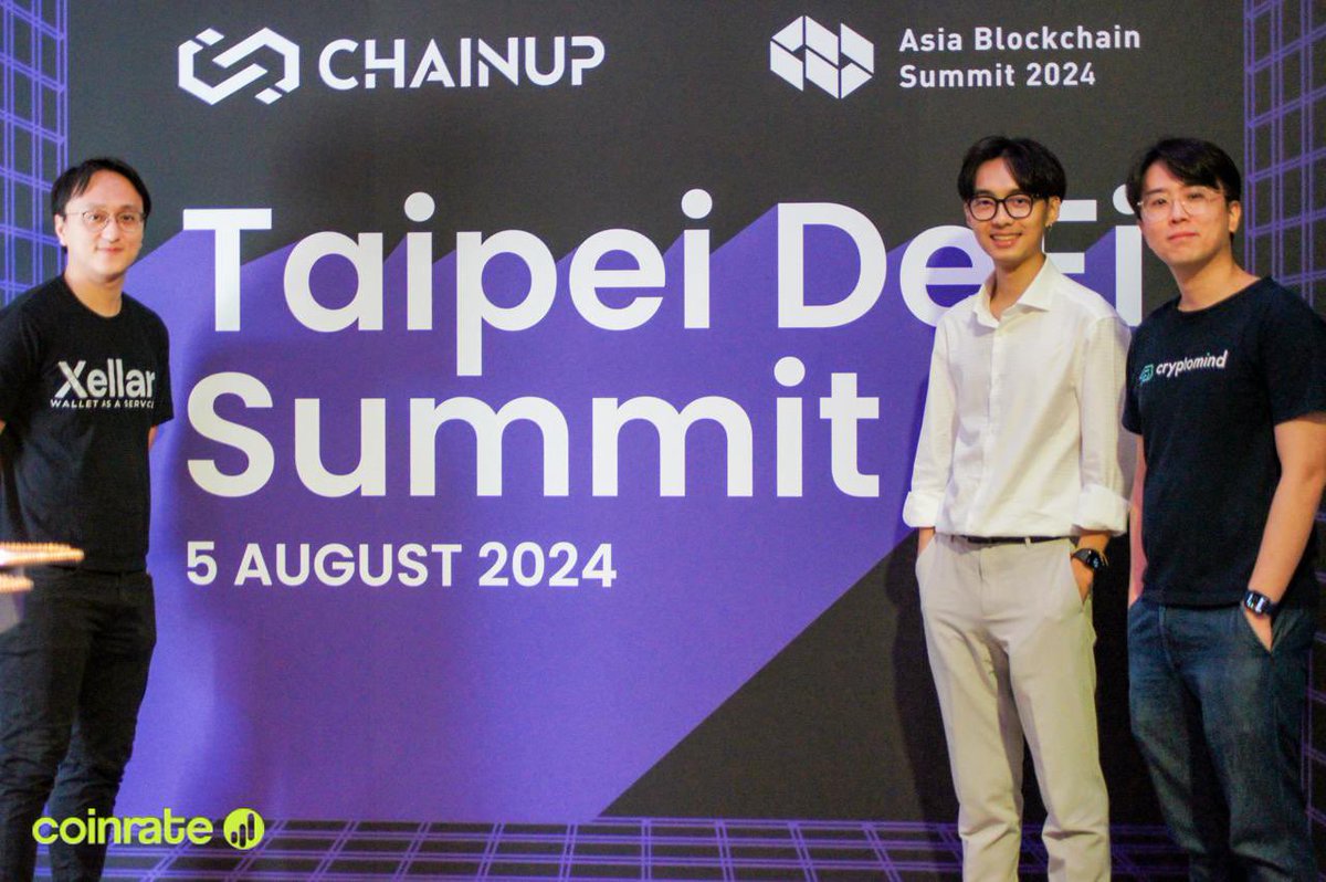 Today, Wilson Chen, the representative of Asia Market, was invited to share at the #DeFi Summit Workshop hosted by ChainUp.

Coinrate.pro is delighted to have met numerous #Web3 talents and entrepreneurs at the event, including representatives from VCs, exchanges, new