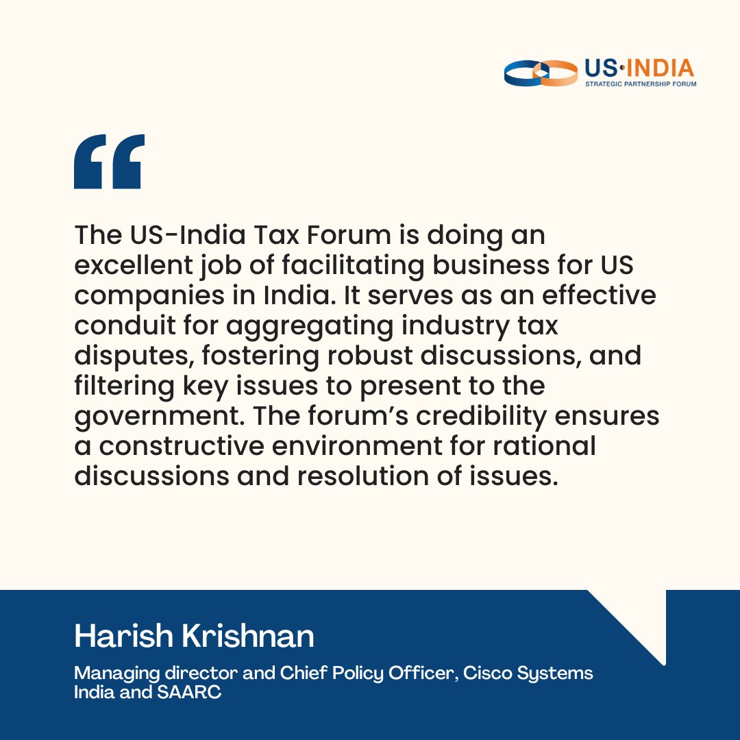 US-India Strategic Partnership Forum tweet media