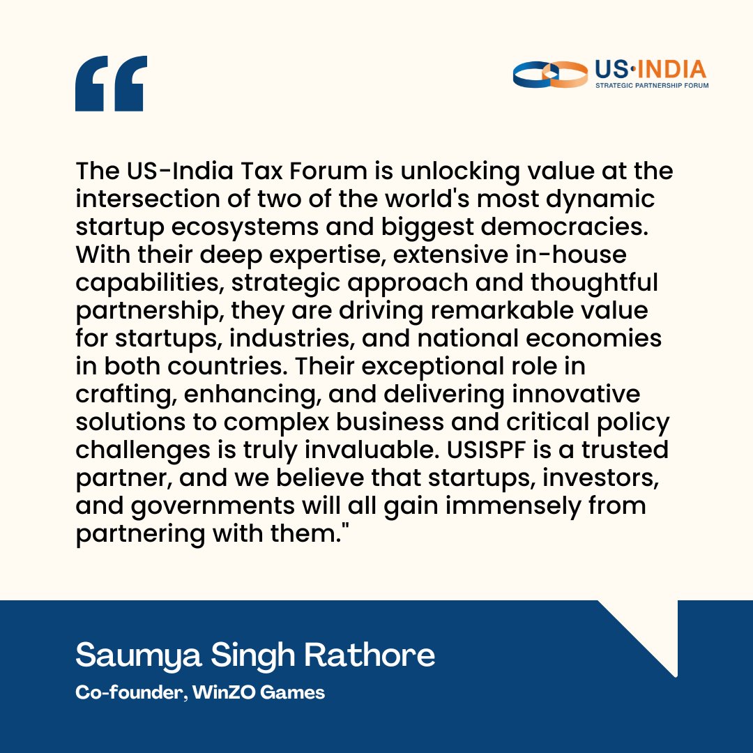US-India Strategic Partnership Forum tweet media