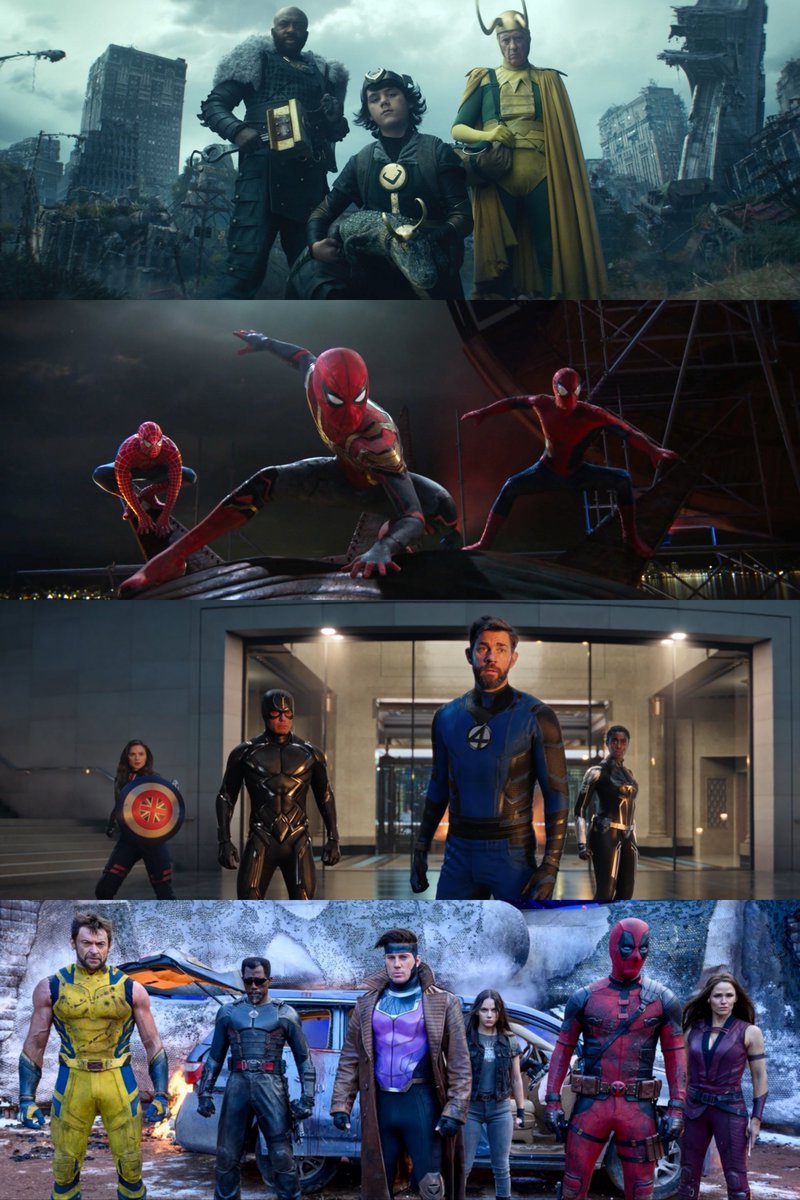 Los equipos Multiversales de Marvel Studios.

#Deadpool