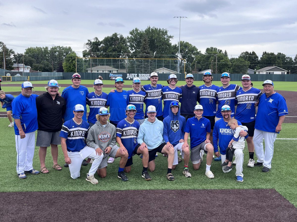 Kindred_Post117's tweet photo. It was a hard fought, give it all we had, tough way to end the season kind of day. Vikes win ship 1, 3-0 but fall in a winner take all final 1-0…. Both vs Wahp. We love our guys, they laid it on the line. Class A Runner-ups for the 2nd straight yr, 3rd consecutive year in top 3. https://t.co/SDweFrsudy