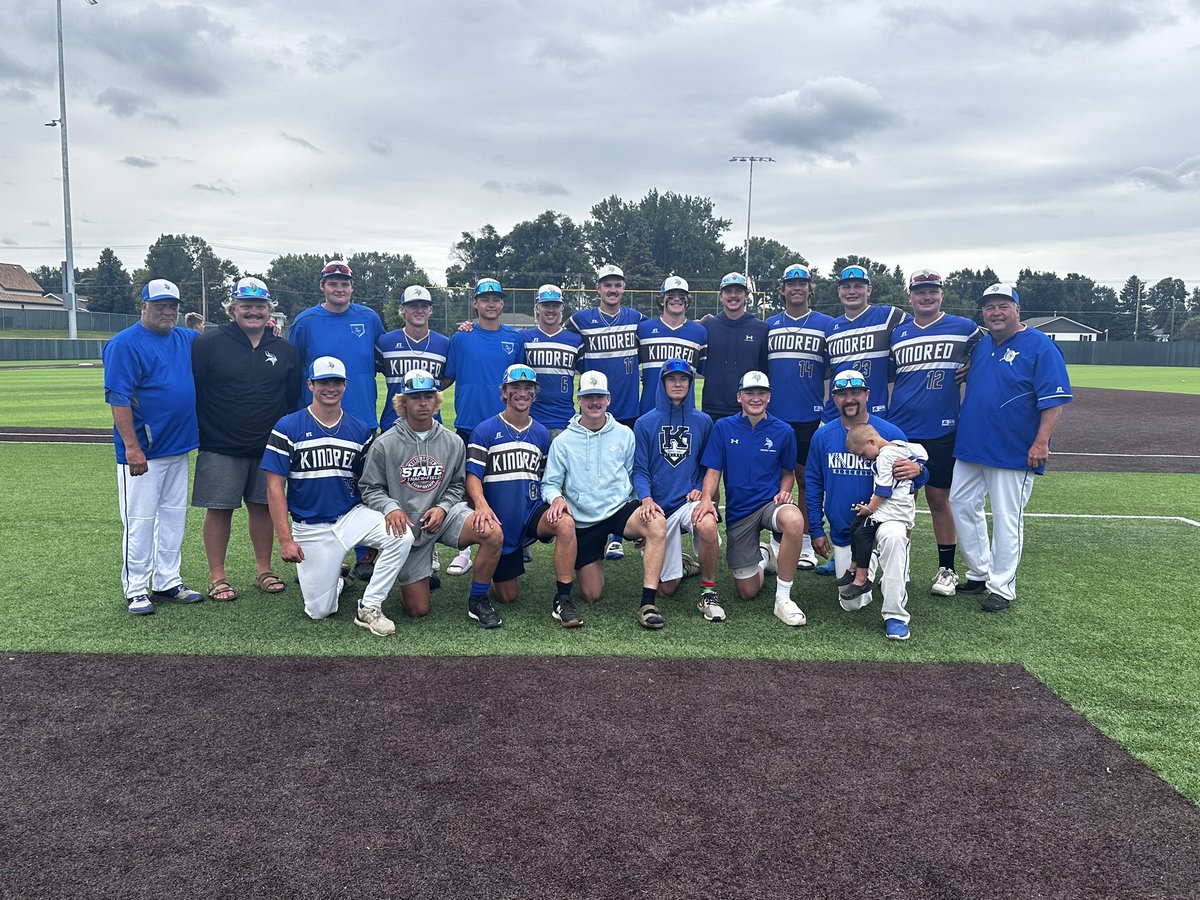 Kindred_Post117's tweet photo. It was a hard fought, give it all we had, tough way to end the season kind of day. Vikes win ship 1, 3-0 but fall in a winner take all final 1-0…. Both vs Wahp. We love our guys, they laid it on the line. Class A Runner-ups for the 2nd straight yr, 3rd consecutive year in top 3. https://t.co/SDweFrsudy