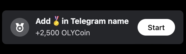 OLYCoin_Global's tweet photo. 🏅 New Update! 👇
We've added a simple task for you to earn more #OLYCoin!💰
We hope you have fun with us😘. More exciting tasks and updates are coming soon🚀!
This is just a small step and there will be more to follow!😎
Launch Now: https://t.co/RC55bzQdi8