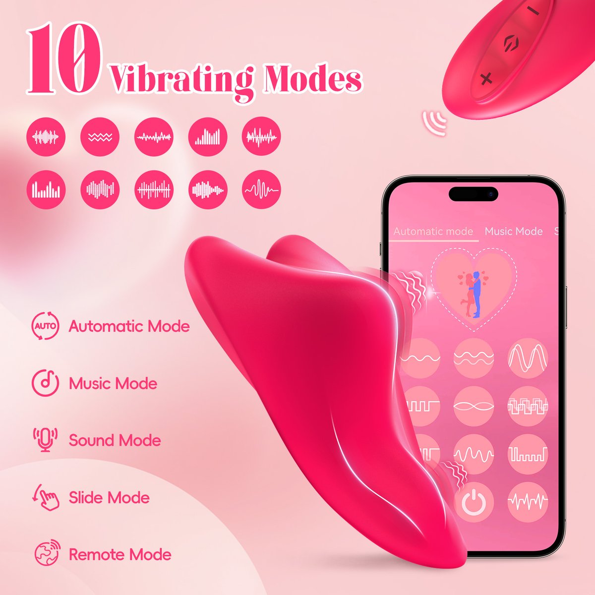 Remote Control Vibrator
New Arrival!!