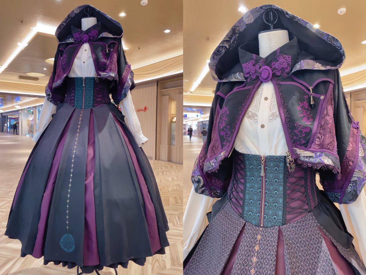 ozz oneste 巫祭神装 ショートパーカー 黒紫 ozz oneste 巫祭神装 ショートパーカー 黒紫 ozz oneste 巫祭神装