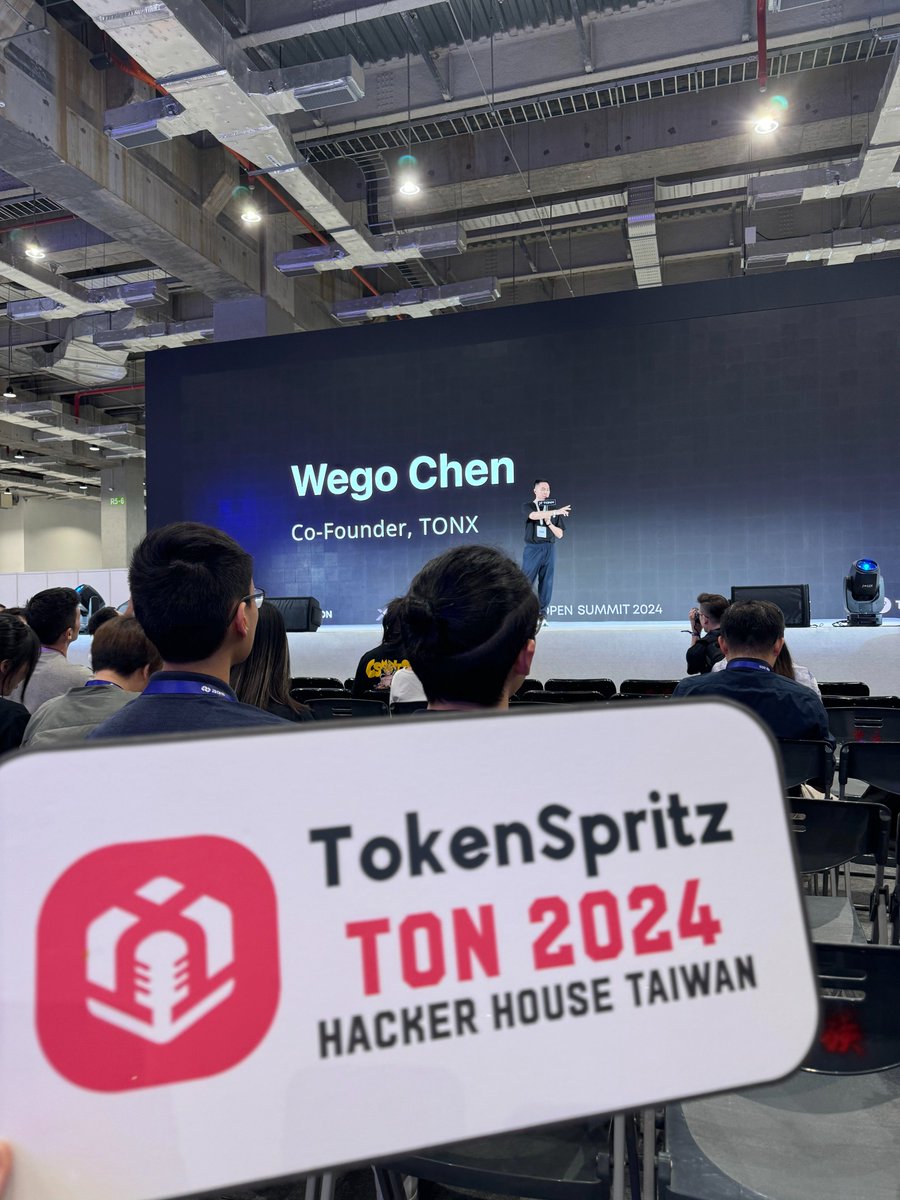 tokenspritz's tweet photo. Day 1 at #TheOpenSummit

🫡Such a great time hanging out at the @TONX_Studio hackerhouse in beautiful Taibei, Taiwan. Thanks for having us ❤️

we’ll be around tmrw as well, come say hi🗣️

#Taibei #Hackerhouse #TokenSpritz #VoiceGifts #Miniapps #TON #TONX