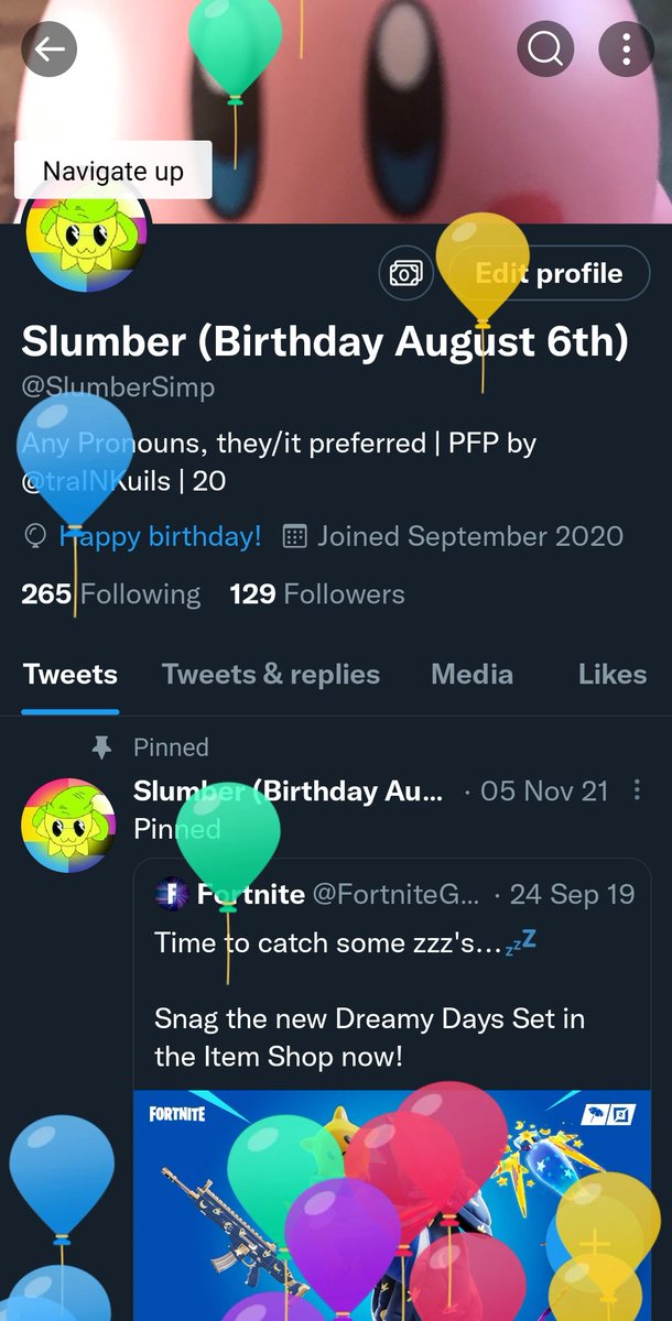 SlumberSimp's tweet photo. Woah, balloons https://t.co/0RqFyK9sOc