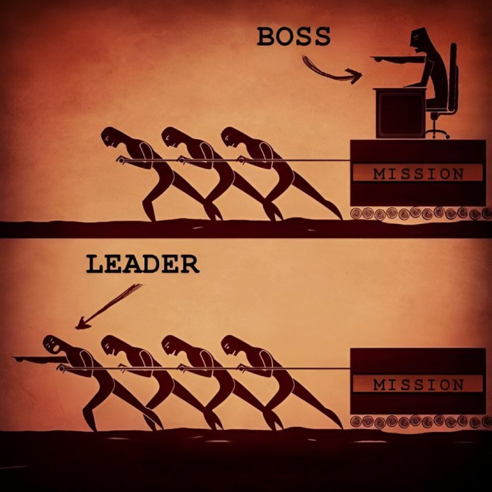 Powerful photo about leadership!