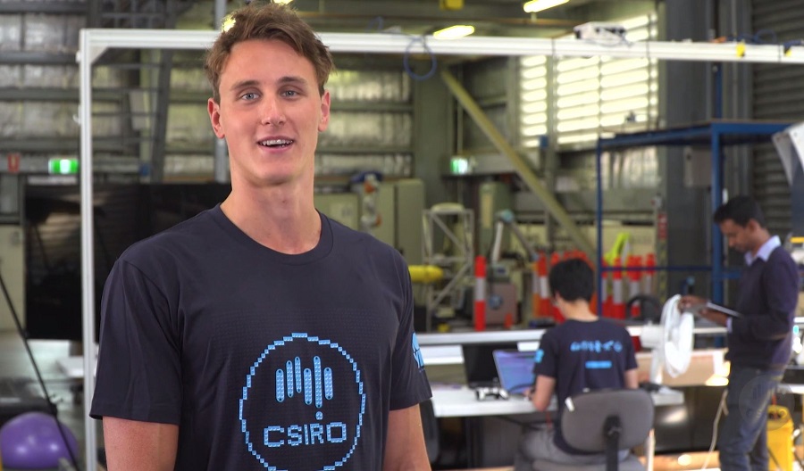 Data61news's tweet image. Celebrating Cameron McEvoy's gold medal win at the #Olympics2024Paris with a look back at his time with us in 2017!🏅🦾 bit.ly/3yrbJBV
Cam explored @CSIRO 's cutting-edge technology, including hexapods, 3D mapping, and autonomous vehicles.
Welcome back anytime, Cam!