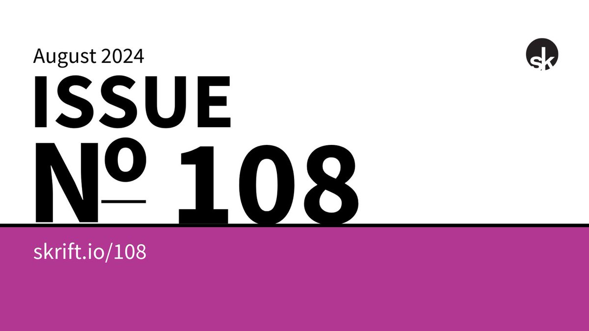 Streamline both your communication and your taxonomy in Issue 108 as Joke takes us through personal manuals, and Jen simplifies our #Umbraco setups! Plus get ready for BBQ season and catch an upcoming meetup 😎

skrift.io/108

#oss #opensource #dotnet