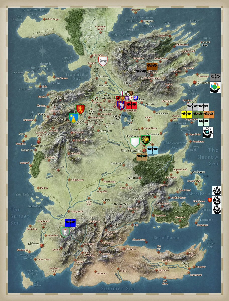 KellyUnderfoot's tweet photo. Hoping they go with a map intro for season 3 #HOTD
I think this is where all the forces are at the end of season 2 - 
@b4thedragonpod https://t.co/1lRNnOVDR7