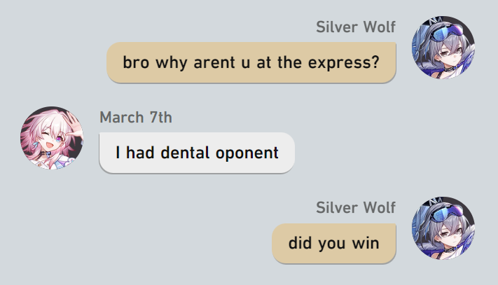 elioflyCEO's tweet image. #marchwolf chats abt March being an idiot bc im procrastinating at editing them