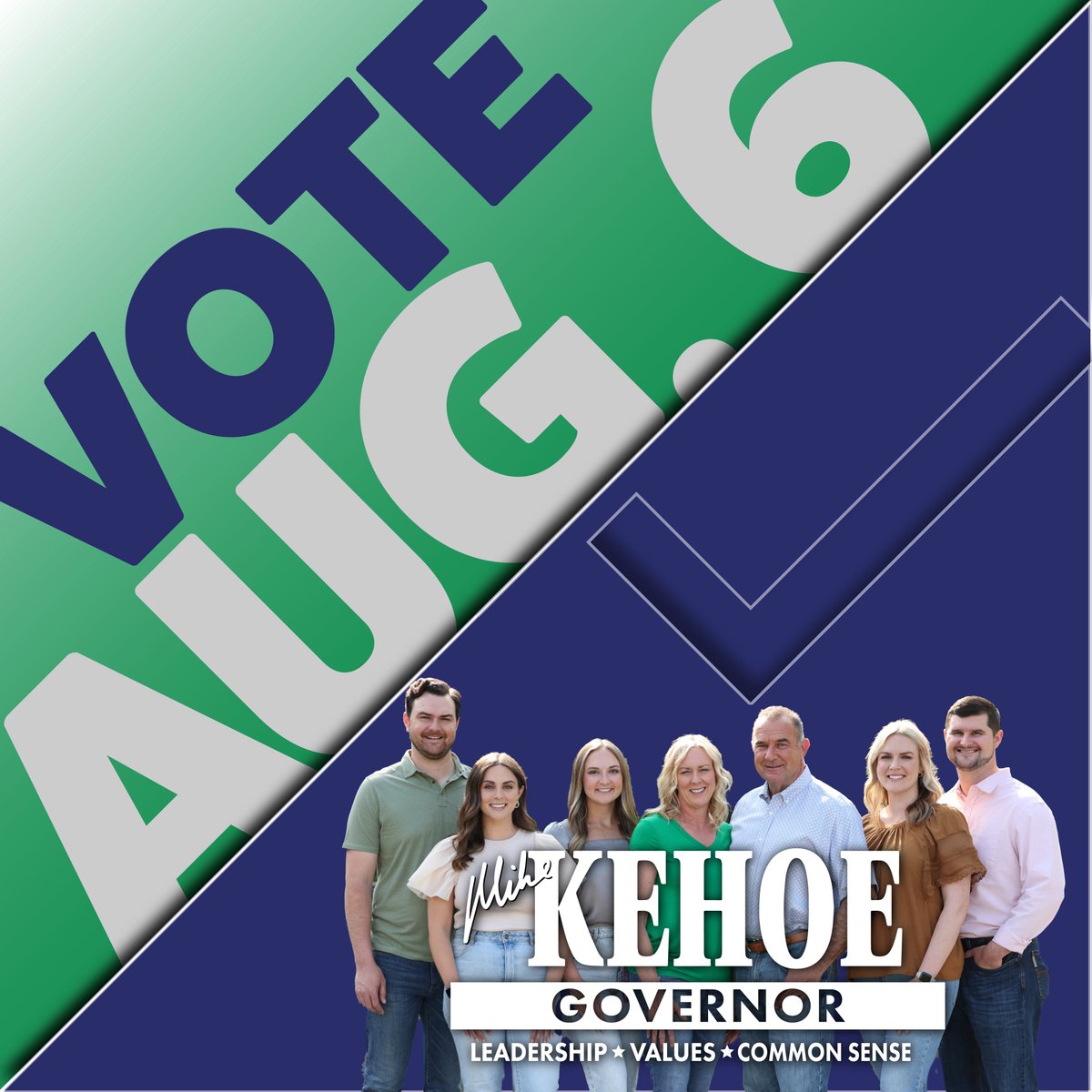 It’s time to govern and get things done, and I’m the only candidate for governor who can accomplish conservative wins for Missourians.

The polls are open. Claudia and I would be honored to have your support.

MikeKehoe.com