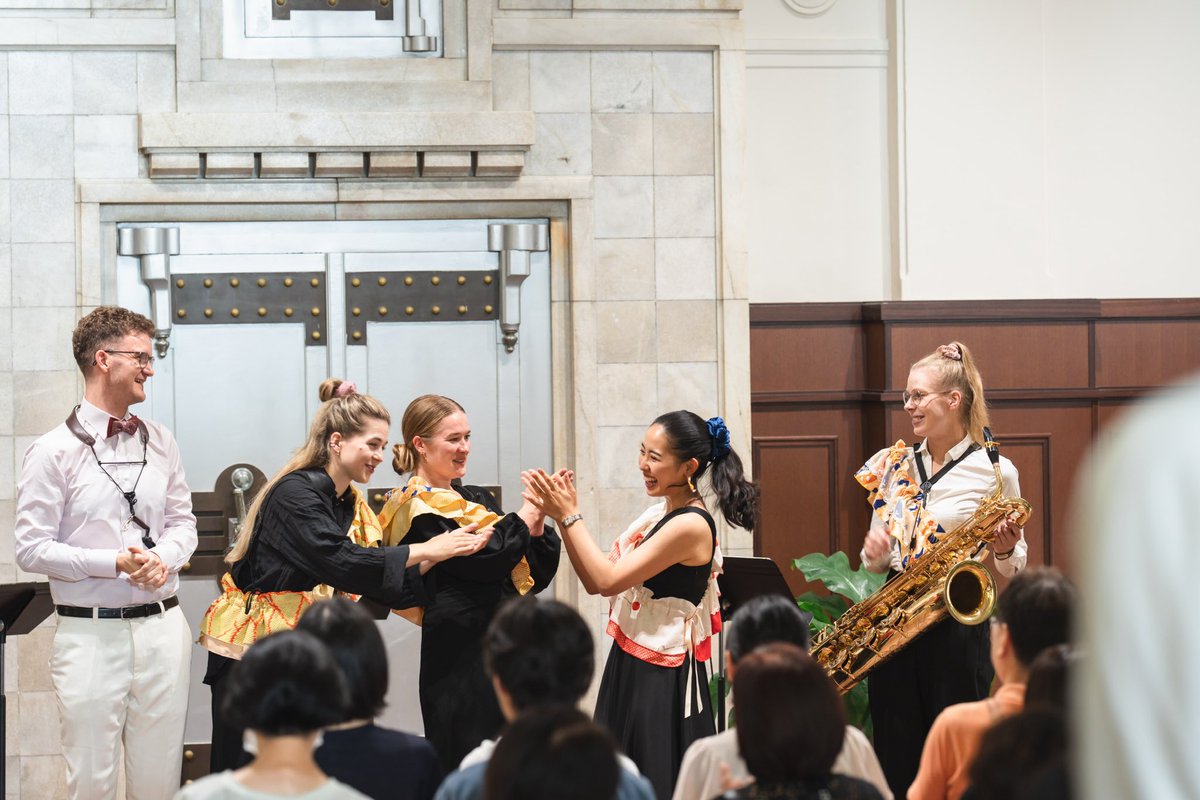 ヨアール・サクソフォンカルテット×袴田美帆「5000マイルをつなぐ糸」終演しました🔥🎉

助成・協賛をはじめ、沢山ご協力いただいた皆さま、ご来場いただいたみなさん、学生ボランティア、運営チームのみんな、本当にありがとうございました🙏

これからも一宮を音楽で盛り上げていきます☺️