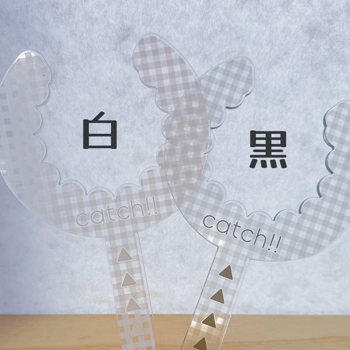 ぬいキャッチは基本カラーに白黒追加で全7色になりました！