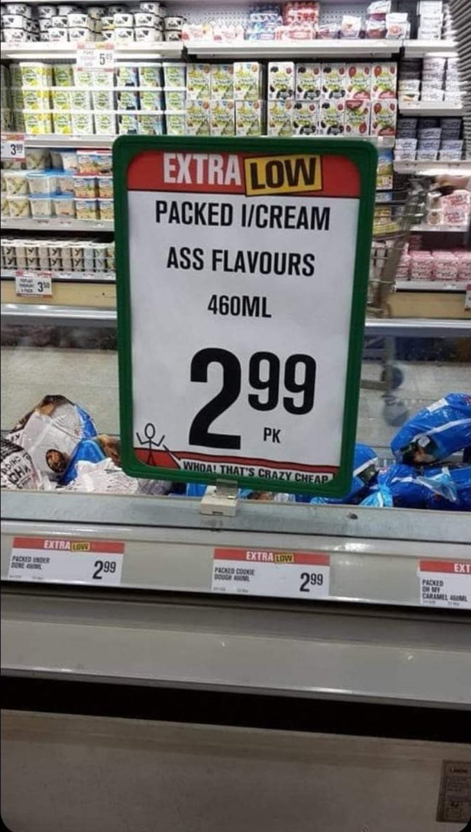 Not the flavour of ice cream I had in mind...