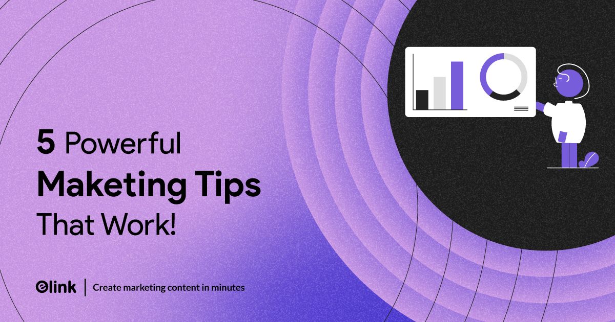 Elevate your business with these 15 powerful marketing tips! 📈💡 Check out the latest insights on Elink.io's blog.

buff.ly/4839u4X

#MarketingTips #SmallBusiness #BusinessGrowth