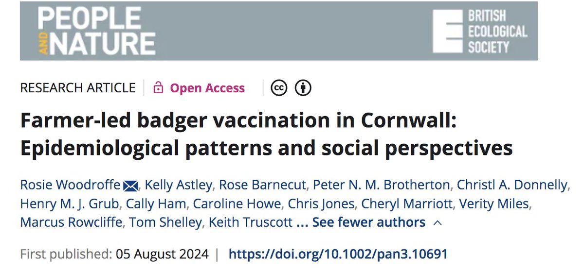 Beyond the scientific findings, two elements of this paper make me really proud. First - last authorship of a paper is traditionally reserved for the head of the team, often a senior academic. Last author this paper is Keith Truscott, the farmer who started it all 17/19