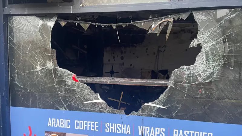 They burned down this Sudanese man’s cafe in the riots in Belfast😣💔🇸🇩

On the night of the attack he said a group of people were angrily shouting ‘where is Mohammed?’ and then smashed in his windows