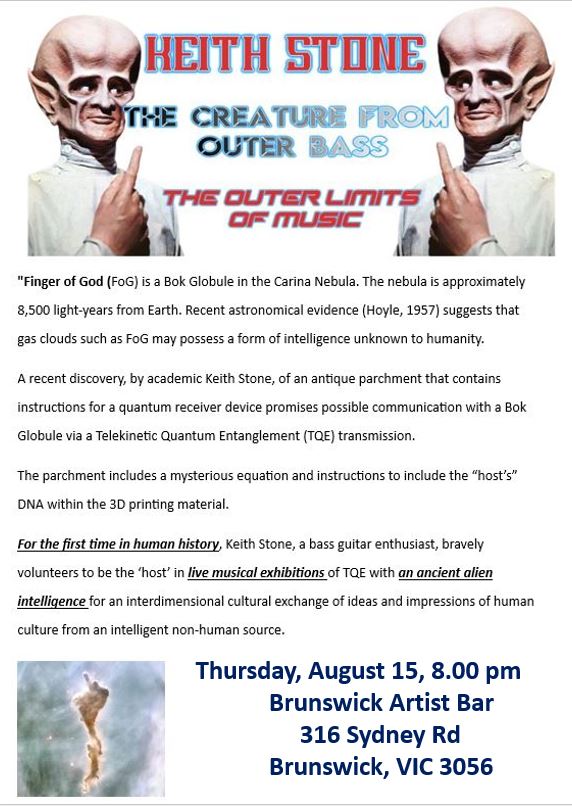 KeithSt06831013's tweet image. #progfunk #progrock #sciencefiction #bassguitar #Melbourne