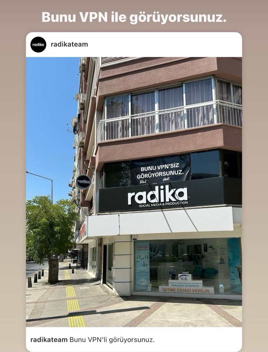 Bunu VPN'siz. 🤷🏻